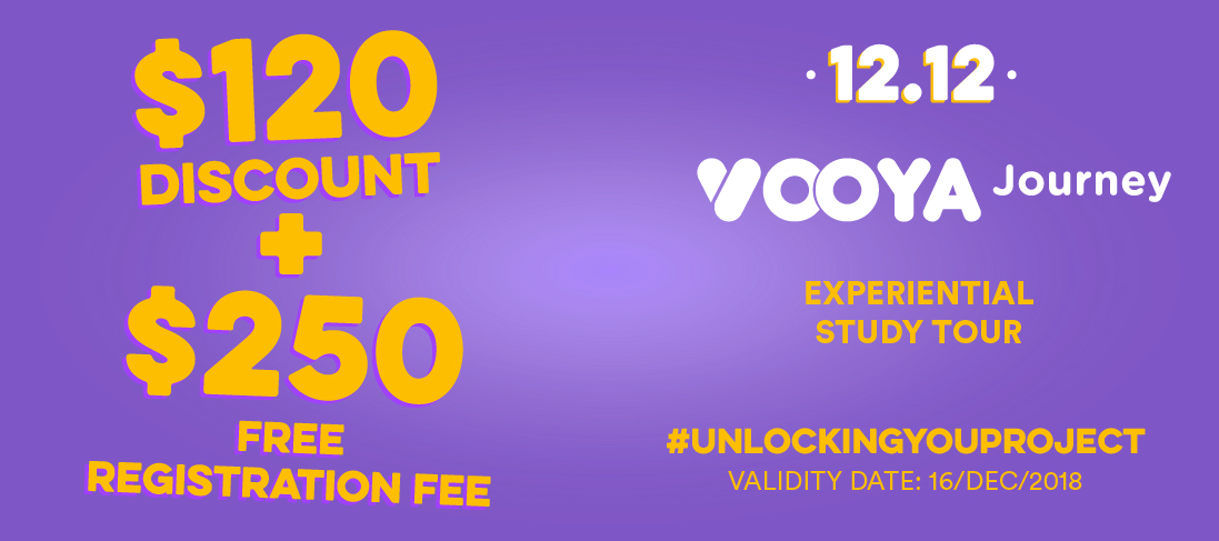 $120 + $250 Discount for Vooya Journey
